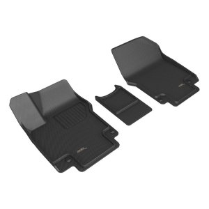 Hyundai Ioniq 5 Floor Mats - Front - 3D MAXpider - Kagu - Black - `25-`26